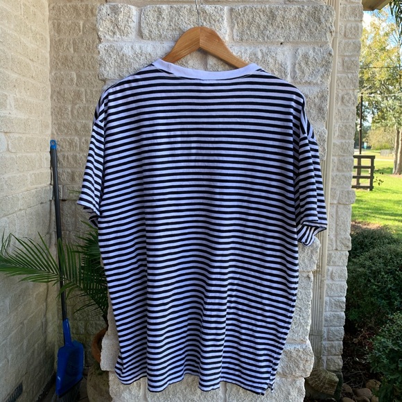 Urban Outfitters Mens Striped Oversized Fit Tee - Picture 2 of 2